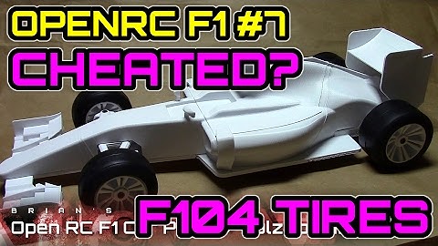 Cheated? F104 Tires - 3D Printing the Open RC F1 Car Part 7 / Lulzbot Mini