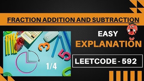 592. Fraction Addition and Subtraction || Leetcode 592 || Easy explanation || Java || Hindi