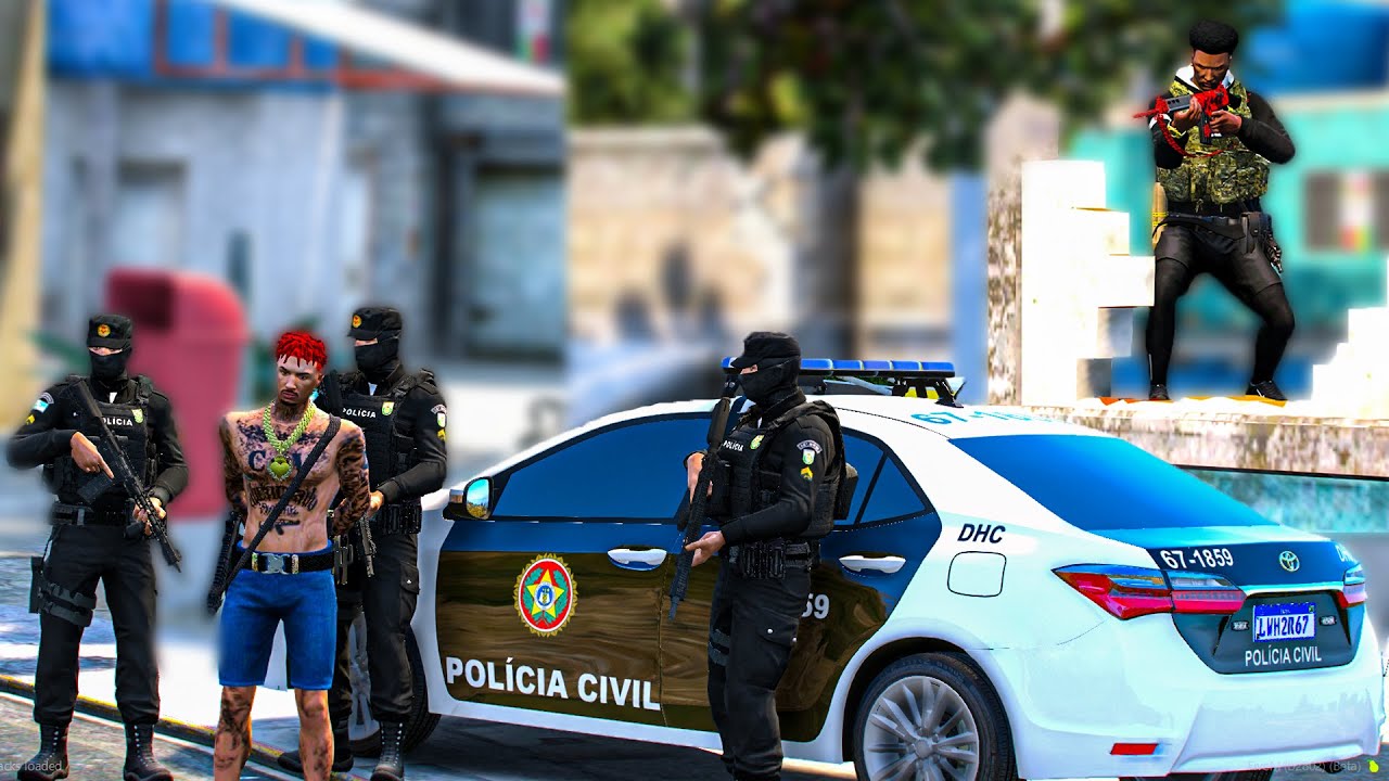 GTA 5 : VIDA DO CRIME - 157 TA NA PISTA PARA RESGATAR O CHEFE 🔥 A BALA VAI COMER - EP.44