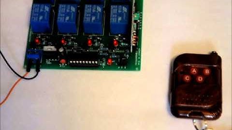 The 4-Channel Wireless Relay Board - Latching & Momentary Program Modes!