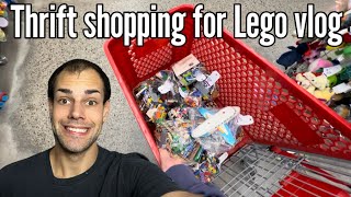 I filled my shopping cart with Lego at the thrift store