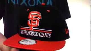 SF Giants 'UNDERLINE SNAPBACK' Black-Orange Hat by New Era SF Giants 'UNDERLINE SNAPBACK' Black-Orange Hat by New Era