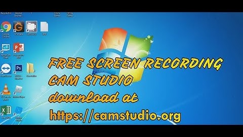 Free Screen Record by Cam Studio Easy and friendly use
