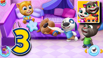 My Talking Tom and Friends Gameplay Walkthrough Part 3 (Android, iOS) || Talking Tom And friends