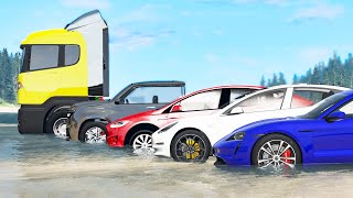 Electric Cars Competition #2 - Who is better? -  Beamng drive
