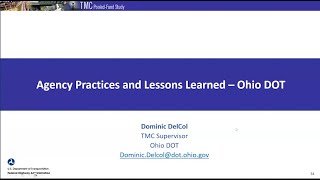 TMS Actively Managing the Display of Queue Warning Messages - Dominic DelCol (Presentation)