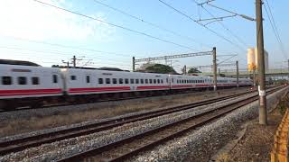136次普悠瑪通過斗南車站