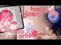 5 formas de ganar dinero siendo artista ｡ﾟ･🌷 / creador de contenido, comisiones, mercancía +