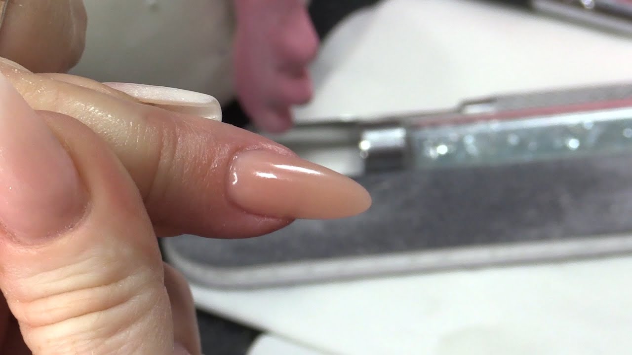 Как снимать акригель с ногтей Acrygel and Dual Form Nail Extension - YouTube