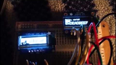 Adafruit 128x32 I2C and SPI Displays