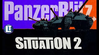PANZERBLITZ SITUATION 2 Playthrough / Example of Gameplay / AVALON HILL Board Game /RETRO GAME NIGHT screenshot 1