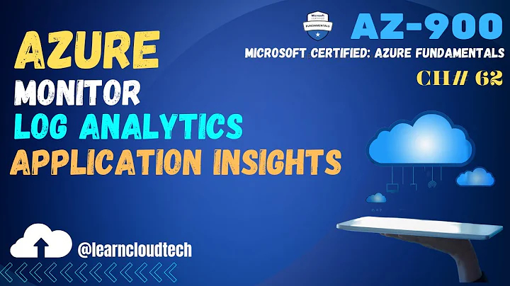 Azure Monitor | Log Analytics | Application Insights | CH-62 |  | AZ-900 |