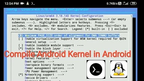 How to Compile Android Kernel(arm64) in Android(arm64) Device