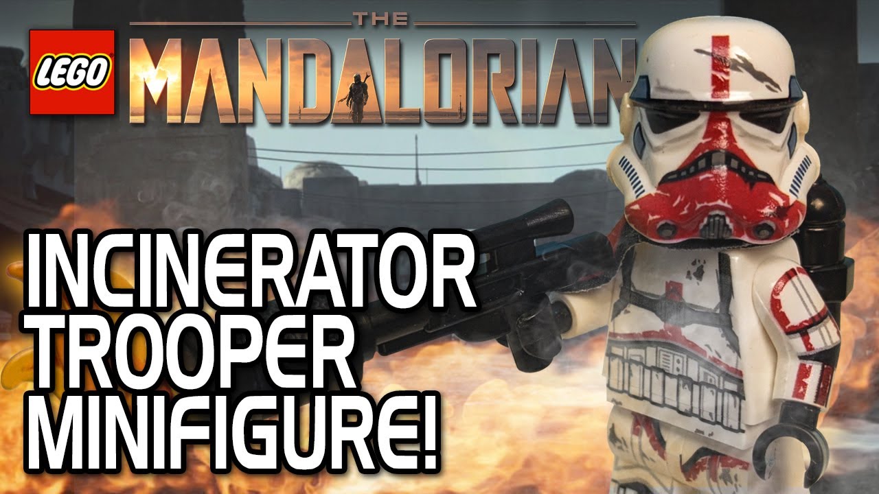 LEGO Star Wars - Incinerator Trooper Custom Minifigure Review! The Mandalorian!