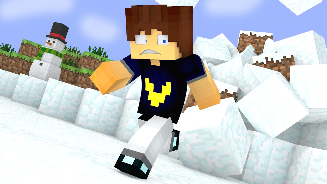 Minecraft: CORRA DA AVALANCHE OU PERCA SUA VIDA!