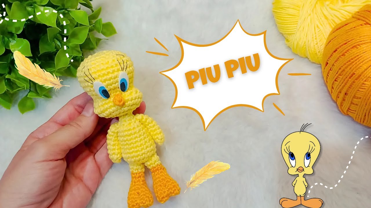 NOSTALGIA EM FIOS! 🐥 PIU PIU - Episódio 2 - amigurumi tutorial