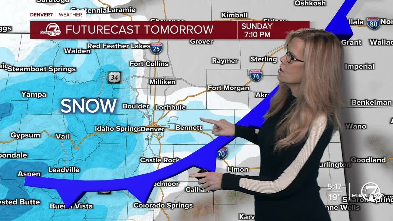 More snow on the way for metro Denver on Sunday - YouTube