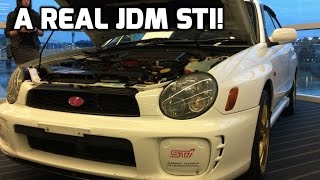 First time in a real RHD JDM STI! First time in a real RHD JDM STI!