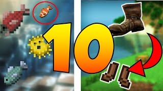 10 CHOSES QUE TU NE SAVAIS PAS SUR LA PECHE MINECRAFT - TOP 10 MINECRAFT FR