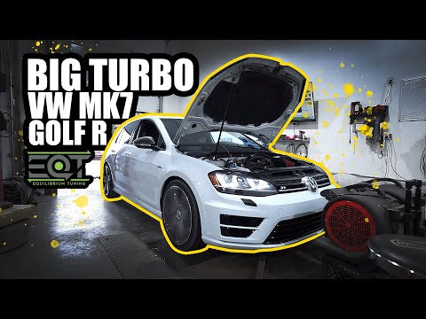 MK7 Golf R with EQT Vortex Turbo and lots of upgrades on the dyno