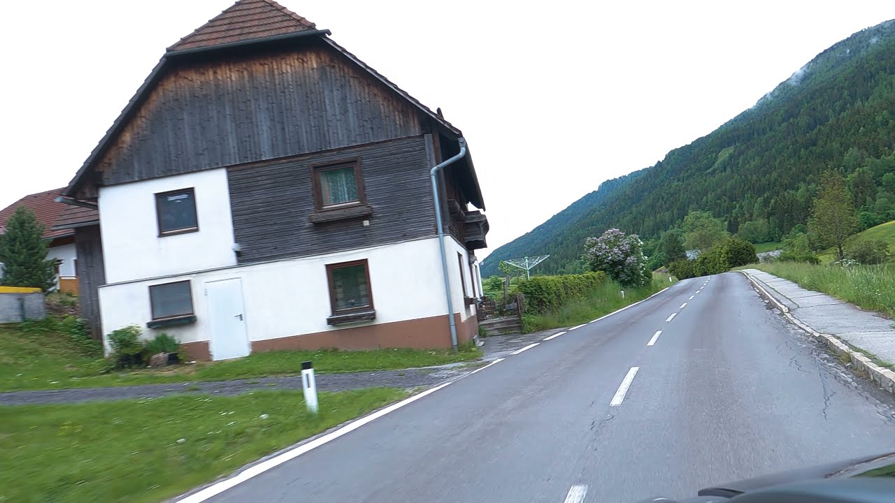 Driving in Austria - Prebersee, Salzburger Lungau to Murau, Steiermark | 4K 60fps