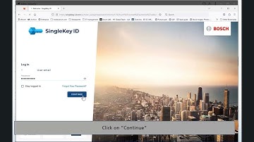 Bosch Security - VideoView+ for Cameras - Logging in to VSC for Alarm Management using SSO ID