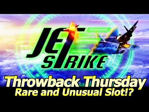 Jet Strike - Rare and Unusual Slot for Throwback Thursday at Jamul Casino!