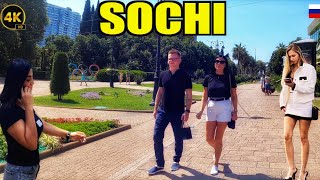 SOCHI RUSSIA | 4K WALKING TOUR 2023 | The only WARM city in Russia