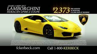 Lamborghini Dealer Commercial Featuring Lease Specials and Payments On New Lamborghini