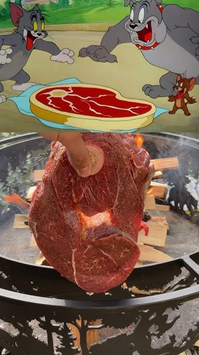 Приготовил стейк 🥩 из мультика Том и джери - YouTube