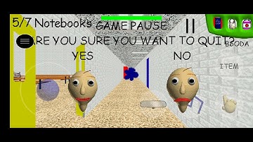 Baldi loves grades mod menu android port (Baldi basics mod)