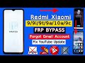 Redmi 9/9a/9c/9i/9t/10a Frp Bypass 2024 Without Pc✅ Redmi Xiaomi MIUI 12.5 FRP/Google Account Unlock