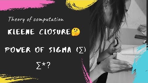Lec_3: Kleene closure|TOC| power of sigma ∑ in TOC| Computer science