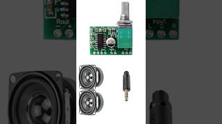 pam 8403 amp module connection #pam8403 #homemadespeaker #btspeaker #auxspeaker