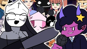 Friday Night Funkin’ - CRUCIFY But Every Turn Another Character Sings It (FNF ANIMATION)