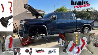 Banks Power Boost Tubes & Banks Intake on my 2022 Chevy 3500 Duramax High Country