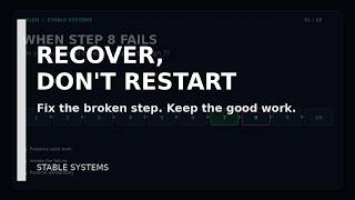 How to Recover a Broken Workflow Without Rebuilding Everything