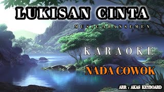 Lukisan Cinta  Nada Cowok  Karaoke   Aransemen  Akas Studio