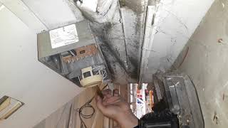 Different angle on removing duct detector from rtu. Fire alarm