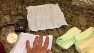 Unboxing Baby Bee Loved™ 6-Pack Organic Bamboo  Washcloth
