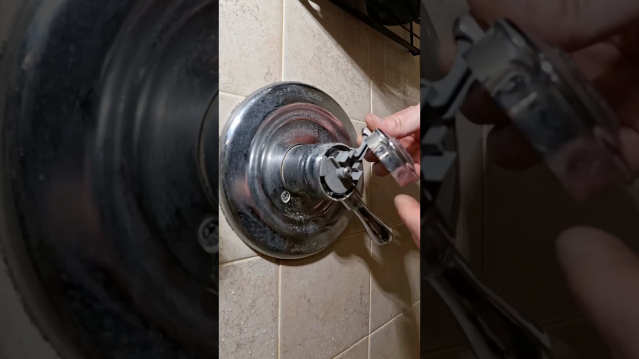 Repairing a Delta Monitor 17 Series shower valve 🚿💦 #plumbing #plumber #asmr #diy