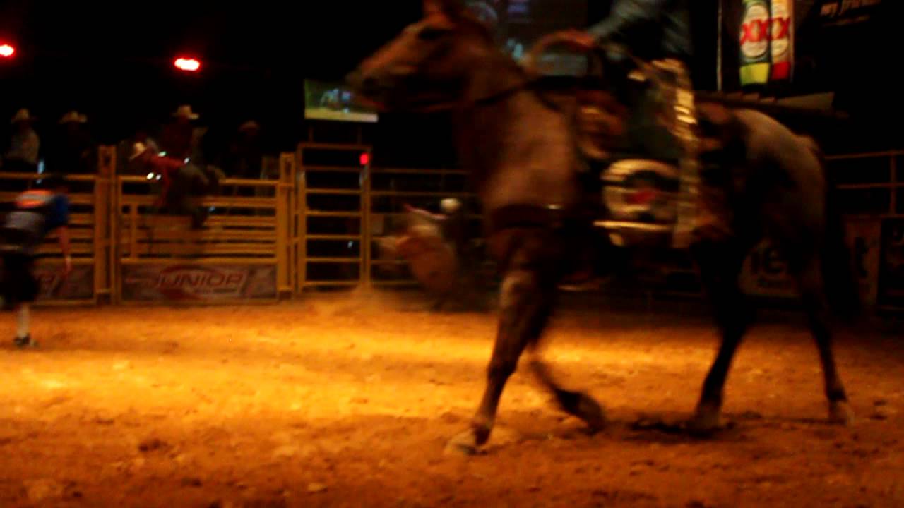 Cody Hodges on Big John - Bad Little Buckers bull June 19 2011.MOV