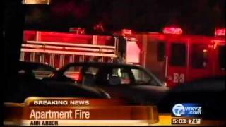 Ann Arbor apt. fire