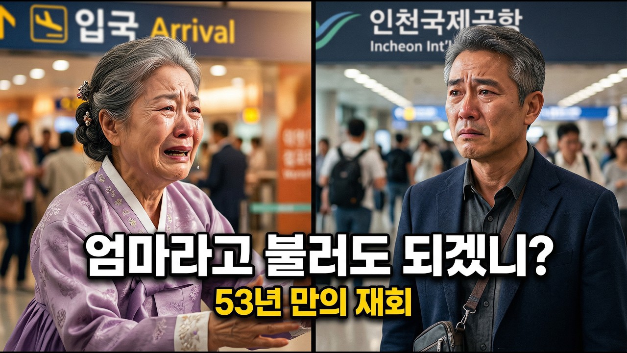 53년만에 다시 만난 아들... 엄마라도 불러도 되겠니? #드라마 #시니어사연