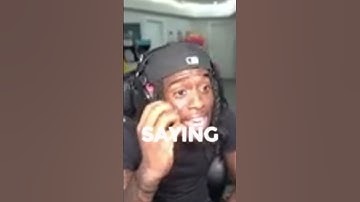 Kai Cenat reacts to speed dropping the hard r in his new music video "monkey"