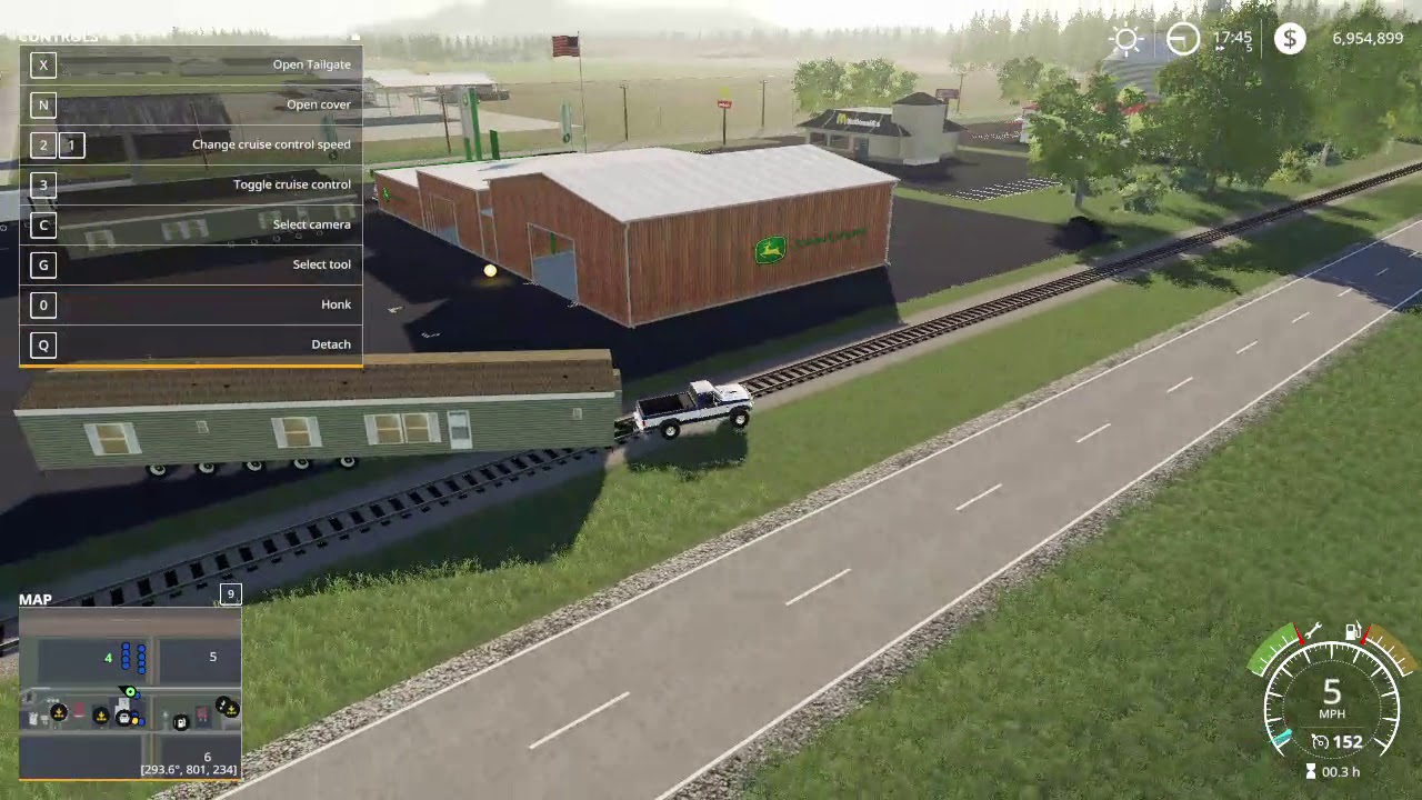 Farming Simulator 19 Moving Trailers to A Trailer park! YouTube