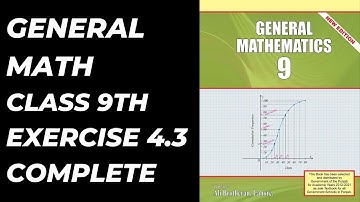 9th Class General Math, Ch 4, Exercise 4.3 Complete- Matric part 1 Gen Math