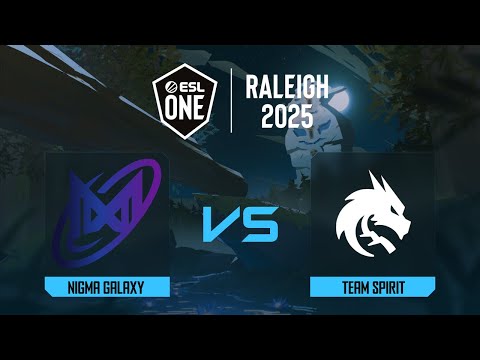 Nigma Galaxy проти Team Spirit | Гра 2 | ESL One Raleigh 2025 - Group A