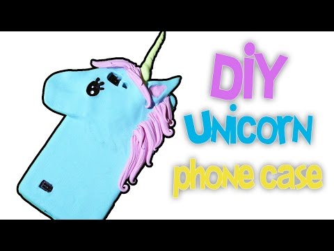DIY | Kawaii Unicorn Phone Case Tutorial | Cover Unicorno Kawaii