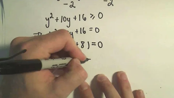 Solving Quadratic Inequalities, More Examples - Example 3